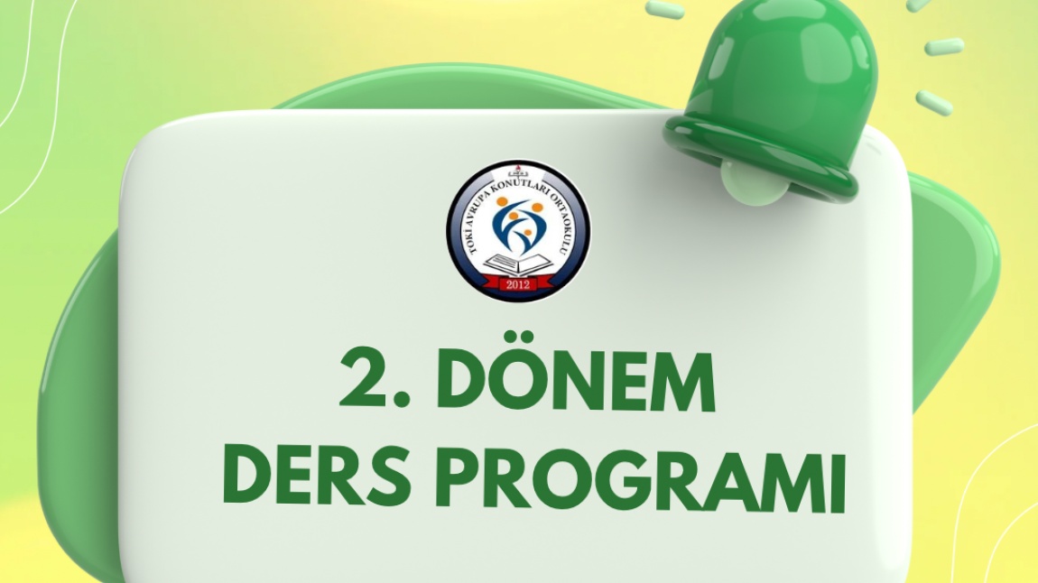 Ders programı güncellenmiştir.